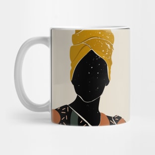 Portrait in Black Mug